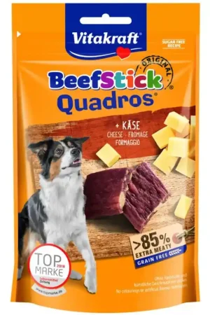 Vitakraft Beef Stick Quadros kaas 70 gra Gecertificeerd